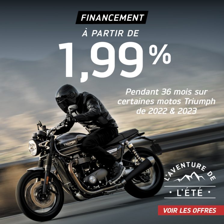 TRIUMPH: Financement à partir de 1,99%