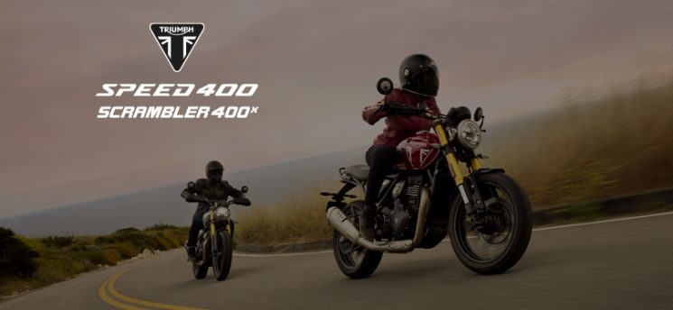 Découvrez les Speed 400 et Scrambler 400: deux nouveaux modèles TRIUMPH disponibles en réservation