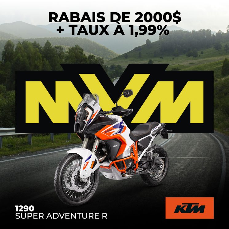 KTM: 2000$ de rabais sur les 1290 Super Adventure R