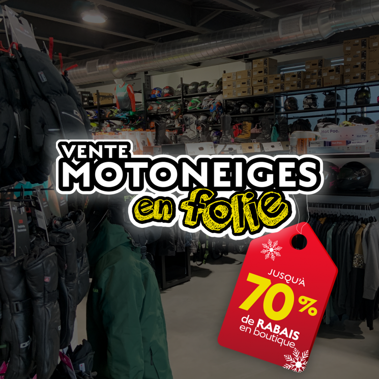 Jusqu’à 70% de rabais en boutique