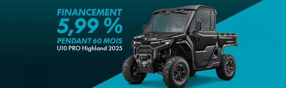 Campagne CFMoto U10 Pro Highland